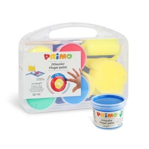عکس رنگ انگشتی 4 رنگ پریمو PRIMO مدل پددار قوطی 100 گرمی - شماره 1