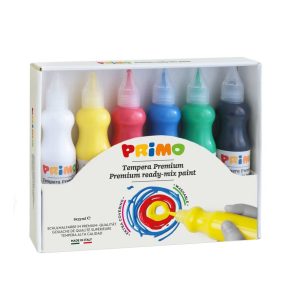 عکس گواش 6 رنگ پریمو PRIMO مدل خمره ای بزرگ 75 میلی لیتر - شماره 12