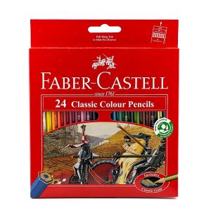 عکس مداد رنگی 24 رنگ مقوایی فابرکاستل Faber_castell کد115854 - شماره 2