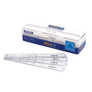 عکس خط کش شیشه ای 20 سانت آریا Arya کد 8030 - شماره 14