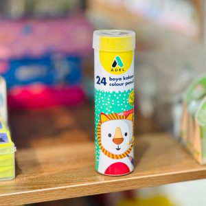 عکس مداد رنگی 24 رنگ عادل محفظه استوانه ای - شماره 7