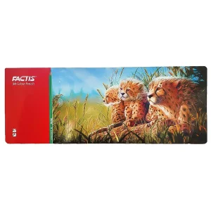 عکس مداد رنگی 50 رنگ جعبه فلزی فکتیس FACTIS کد 7112650 - شماره 8