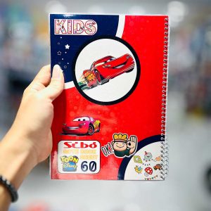 عکس دفتر 60 برگ مجلد حاشیه دار طرح مک کوئین سیبو کد F30 - شماره 8