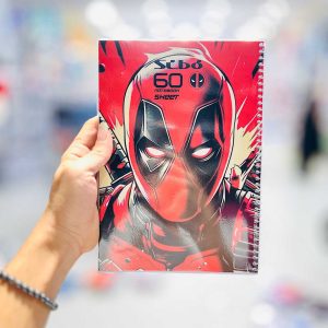 عکس دفتر 60 برگ مجلد طرح ددپول سیبو کد F 17 - شماره 14
