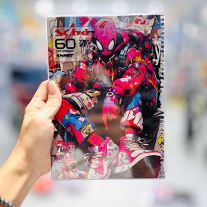 عکس دفتر 60 برگ مجلد طرح مرد عنکبوتی فانتزی سیبو کد F 17 - شماره 9