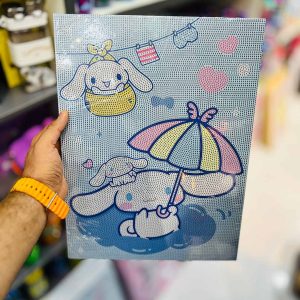عکس نقاشی الماسی طرح سینمارول و چتر سایز 30 در 40 مدل بوم دار - شماره 4