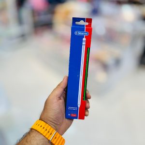 عکس مداد سیاه سه گوش پاک کن دار استورم بسته 12 عددی - شماره 9