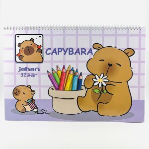 عکس دفتر نقاشی 32 برگ رحلی جهان جلد شومیز طرح کاپی بارا کد 321 - شماره 5
