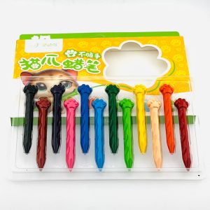 عکس مداد شمعی جادویی طرح پنجه بسته 12 عددی - شماره 6