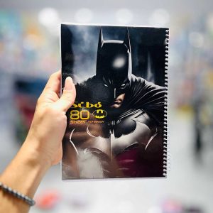 عکس دفتر 80 برگ طرح بتمن آهنین سیبو کد M 29/2 - شماره 2