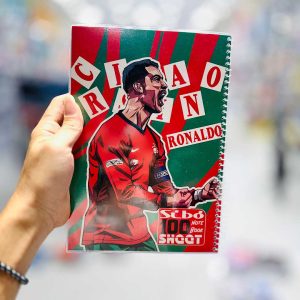 عکس دفتر 100 برگ رونالدو قرمز سیبو کد A 34 - شماره 10