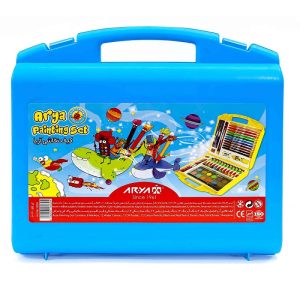 عکس کیف نقاشی آریا کد 6030 رنگ آبی - شماره 13