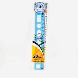 عکس خط کش ژله ای 20 سانت UNIK مدل چراغ دار طرح فضانورد - شماره 7