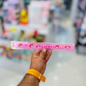 عکس خط کش 30 سانتی لوکی LUCKY طرح مای ملودی صورتی - شماره 6