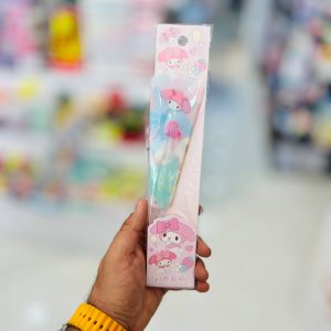 عکس باد بزن فانتزی شاین طرح مای ملودی صورتی - شماره 8