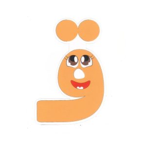 عکس حروف آموزشی الفبا لمینت شده سایز بزرگ A3 حرف (قـ) - شماره 3