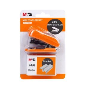 عکس منگنه مینی سایز MG 24/6 همراه سوزن رنگ نارنجی - شماره 3