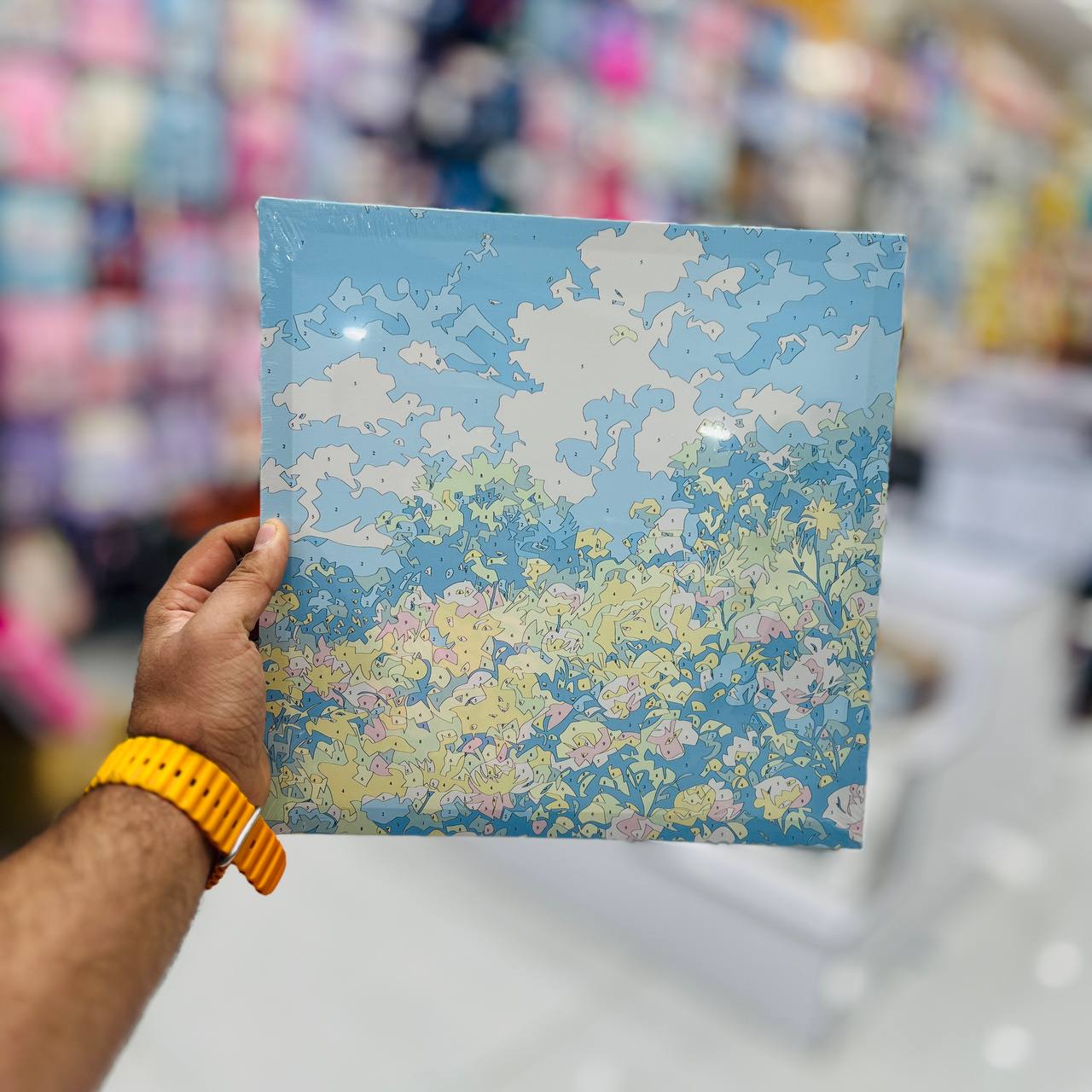 تصاویر رنگ آمیزی با اعداد سایز 30 در 30 مدل بوم دار کد CL2215 رنگ آمیزی با اعداد سایز 30 در 30 مدل بوم دار کد CL2215