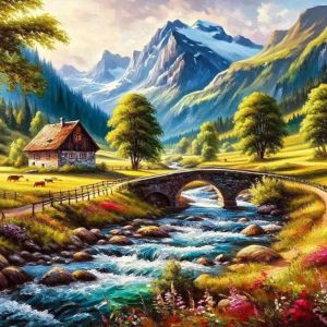 عکس نقاشی الماسی طرح بزرگسال 40در50 کد T07 - شماره 14