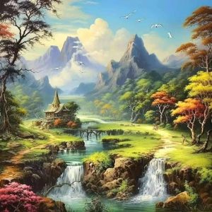 عکس نقاشی الماسی طرح بزرگسال 30در40 کد T12 - شماره 7