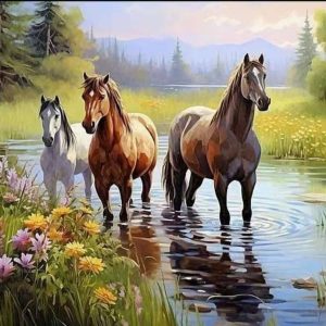 عکس نقاشی الماسی طرح بزرگسال 40در50 کد T42 - شماره 10