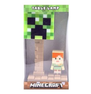 عکس چراغ خواب و مطالعه رومیزی فانتزی طرح ماینکرفت Minecraft Table Lamp - شماره 3