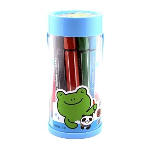 عکس ماژیک نقاشی 12 رنگ آیهاو AIHAO مدل جعبه شیشه ای رنگ آبی کد17754 - شماره 6