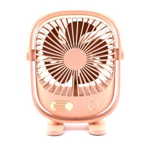 عکس پنکه رومیزی شارژی FAN رنگ صورتی کد 9097 - شماره 3
