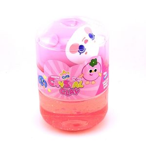 عکس فیجت و اسلایم دوتایی کریستال کلی Crystal Clay طرح خرگوش صورتی کد 7877 - شماره 6