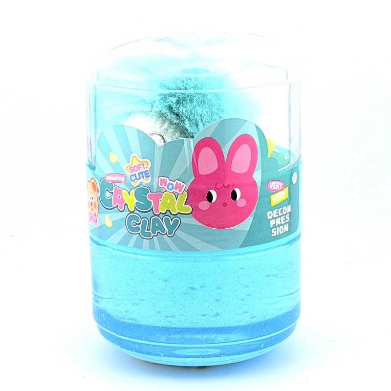 تصاویر اسلایم و جاسوئیچی دوتایی کریستال کلی Crystal Clay طرح جغد سبز آبی کد 7877 اسلایم و جاسوئیچی دوتایی کریستال کلی Crystal Clay طرح جغد سبز آبی کد 7877