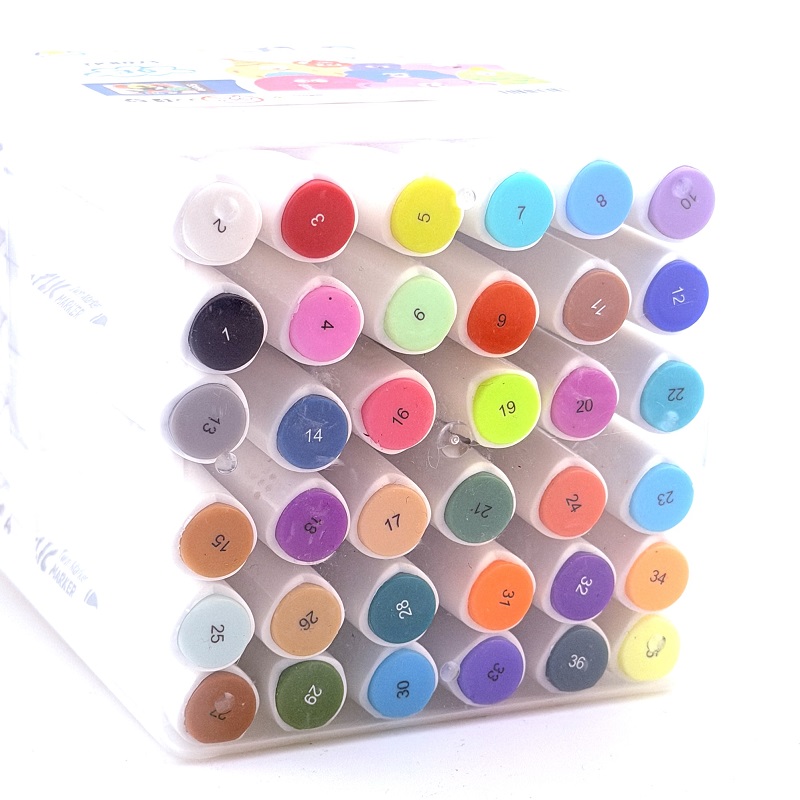 تصاویر ماژیک دوسر راندو وارداتی واشابل WASHABLE بسته 36 رنگی کد 8023 ماژیک دوسر راندو وارداتی واشابل WASHABLE بسته 36 رنگی کد 8023