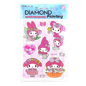 عکس نقاشی الماسی استیکری دیاموند DIAMOND طرح مای ملودی کد 227 - شماره 8