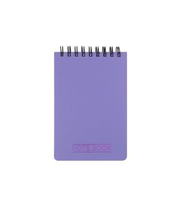 عکس دفتر یادداشت پاپکو PAPCO سایز 13در8 سیم از بالا 100 برگ کد NB616 رنگ بنفش - شماره 15