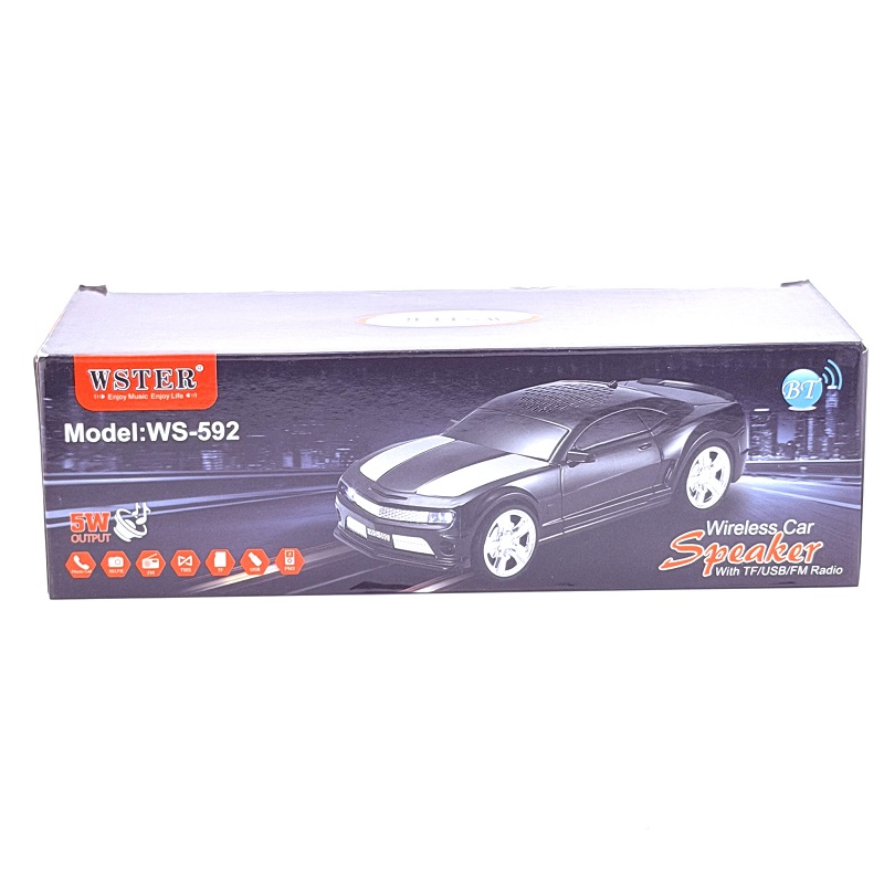 تصاویر اسپیکر طرح ماشین وستر WESTER مدل فورد موستانگ زرد کد 592 اسپیکر طرح ماشین وستر WESTER مدل فورد موستانگ زرد کد 592
