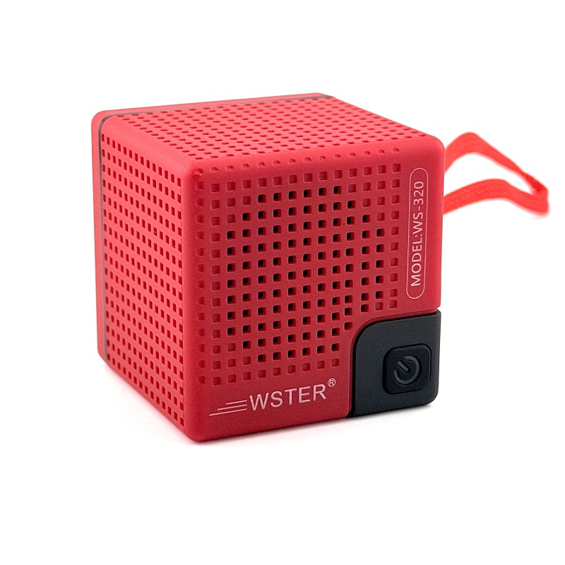 تصاویر مینی اسپیکر وستر Wster کد WS-320 رنگ قرمز مینی اسپیکر وستر Wster کد WS-320 رنگ قرمز