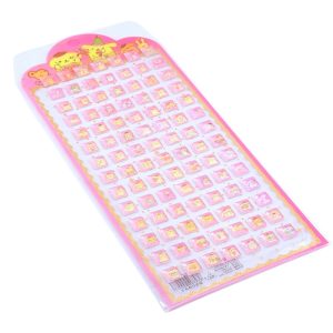 عکس استیکر سرامیکی 98 عددی برجسته طرح پوپوریو کد 4447 - شماره 15