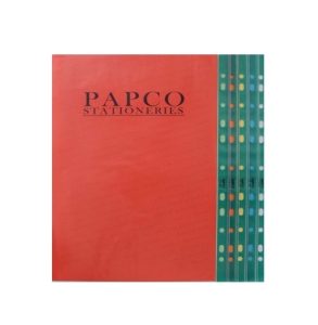عکس کاور 50 میکرون پاپکو PAPCO سایز A4 بسته 100 عددی لبه سبز کد 11-A4 - شماره 5