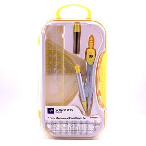 عکس پک پرگار و خط کش سی کلاس CCLASS سری Math Set کد 313-M رنگ زرد - شماره 1