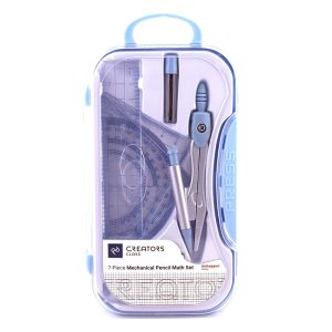 عکس پک پرگار و خط کش سی کلاس CCLASS سری Math Set کد 313-M رنگ آبی - شماره 2