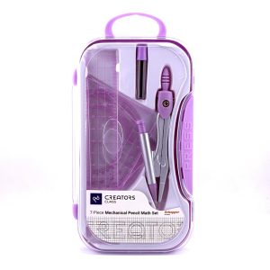 عکس پک پرگار و خط کش سی کلاس CCLASS سری Math Set کد 313-M رنگ بنفش - شماره 3