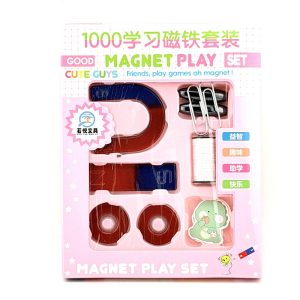 عکس کیت آموزشی مدار آهن ربا MAGNET PLAY رنگ صورتی کد 30012 - شماره 6