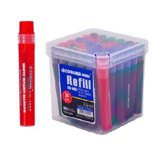 عکس یدک ماژیک وایت برد شارژی کرونا CORONA حجم 3.5 میلی لیتر رنگ قرمز - شماره 4