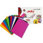 عکس فوم رنگی ساده پارس سایز A3 بسته 10 برگی کد 130130 - شماره 1
