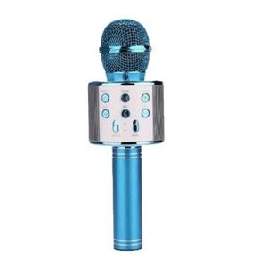 عکس میکروفون اسپیکر WS-858 رنگ آبی - شماره 3