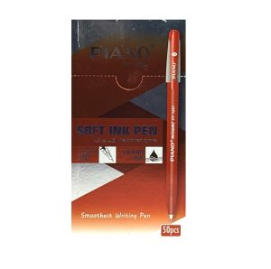 عکس خودکار 1.0 میل پیانو PIANO کد PT-1201 رنگ قرمز (بسته 50عددی) - شماره 10