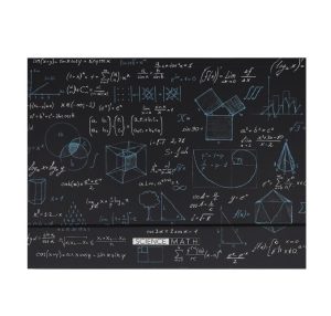 عکس فولدر کلاسیک کش دار دات نوت dotnote طرح ریاضی رنگ مشکی کد 01116 (سایز 25 در 39) - شماره 2