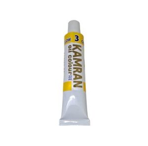 عکس رنگ روغن طراحی کامران KAMRAN شماره 3 YELLOW حجم 22 میلی لیتر - شماره 8
