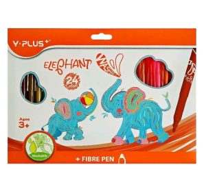 عکس ماژیک 24 رنگ واشابل Washable وای پلاس کد 0170200 - شماره 11