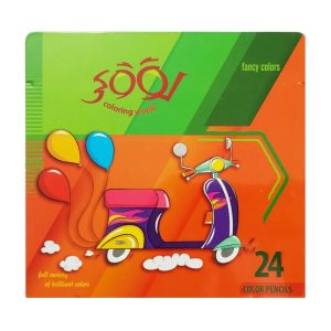عکس مداد رنگی 24 رنگ لوکی LOOKY جعبه فلزی طرح کارتونی پسرانه کد 800390 - شماره 15