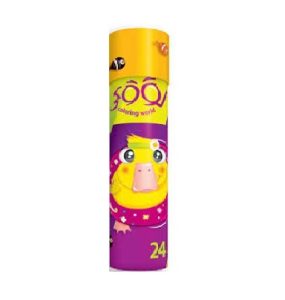 عکس مداد رنگی 24 رنگ لوکی LOOKY مدل استوانه ای طرح کارتونی دخترانه کد 800420 - شماره 6
